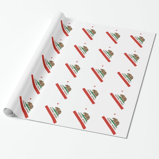 Deelstaatvlag Californië Cadeaupapier (Uitgerold)