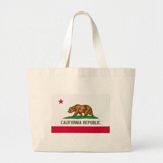 Deelstaatvlag Californië Grote Tote Bag (Voorkant)