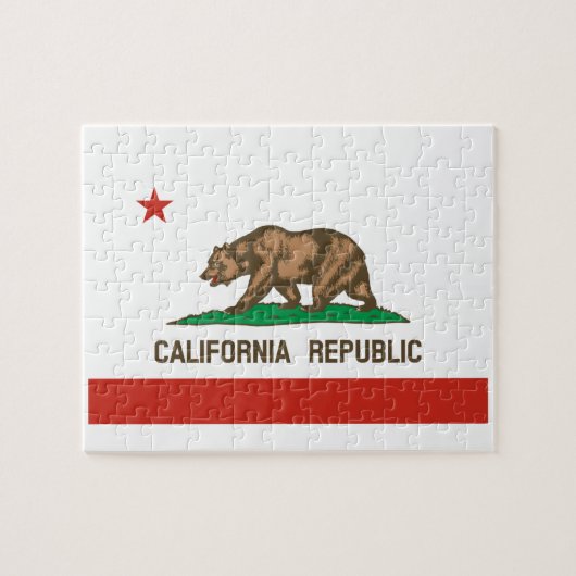 Deelstaatvlag Californië Legpuzzel (Horizontaal)