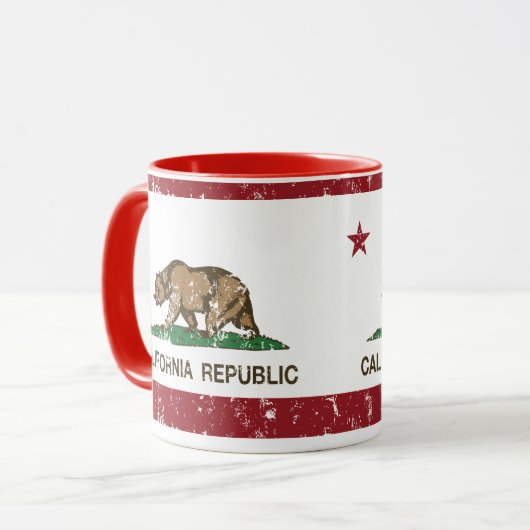 Deelstaatvlag Californië Mok (Voorkant links)