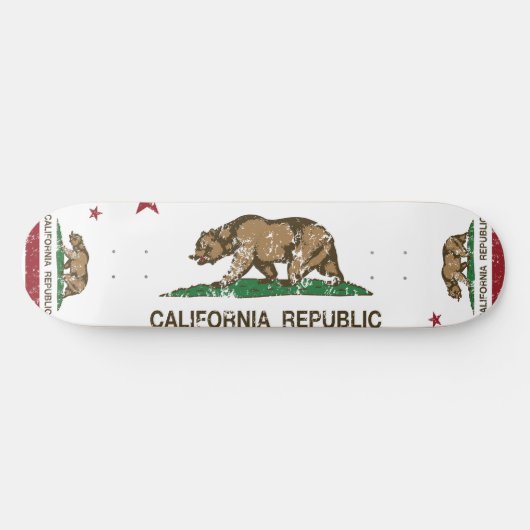 Deelstaatvlag Californië Persoonlijk Skateboard (Horizontaal)