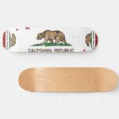 Deelstaatvlag Californië Persoonlijk Skateboard (Horizontaal)
