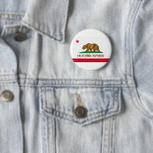 Deelstaatvlag Californië Ronde Button 5,7 Cm (In situ)
