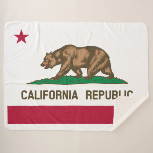 Deelstaatvlag Californië Sherpa Deken