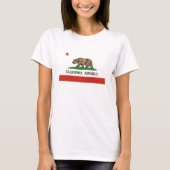 Deelstaatvlag Californië T-shirt (Voorkant)