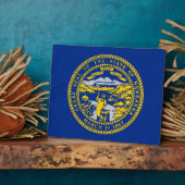 Deelstaatvlag Nebraska Fotoplaat (Zijkant)