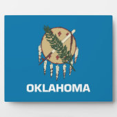 Deelstaatvlag Oklahoma Fotoplaat (Voorkant)