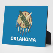 Deelstaatvlag Oklahoma Fotoplaat (Zijkant)