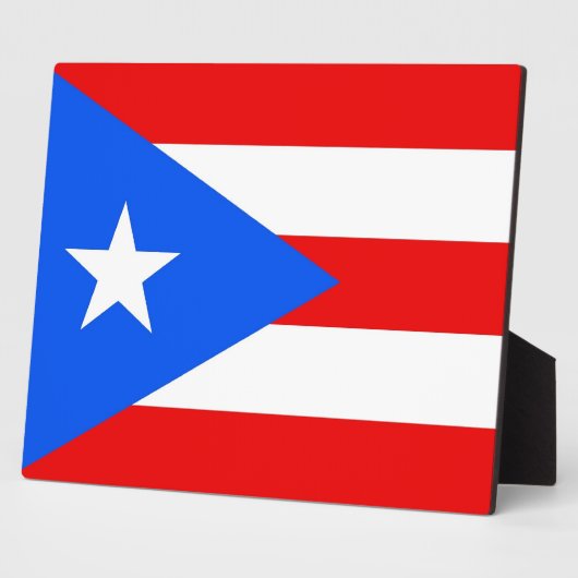 Deelstaatvlag Puerto Rico Fotoplaat (Zijkant)