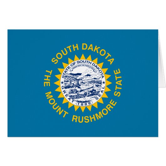 Deelstaatvlag Zuid-Dakota (Voorkant Horizontaal)