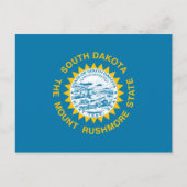 Deelstaatvlag Zuid-Dakota Briefkaart (Voorkant)