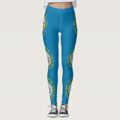 Deelstaatvlag Zuid-Dakota Leggings (Voorkant)