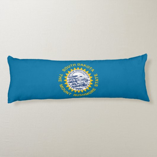 Deelstaatvlag Zuid-Dakota Lichaamskussen (Achterkant)