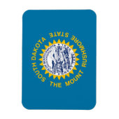 Deelstaatvlag Zuid-Dakota Magneet (Verticaal)