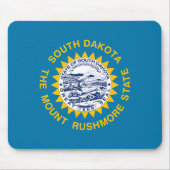 Deelstaatvlag Zuid-Dakota Muismat (Voorkant)