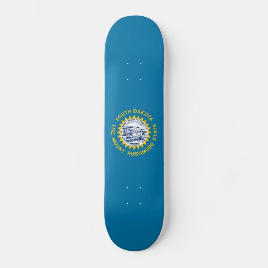Deelstaatvlag Zuid-Dakota Persoonlijk Skateboard (Voorkant)