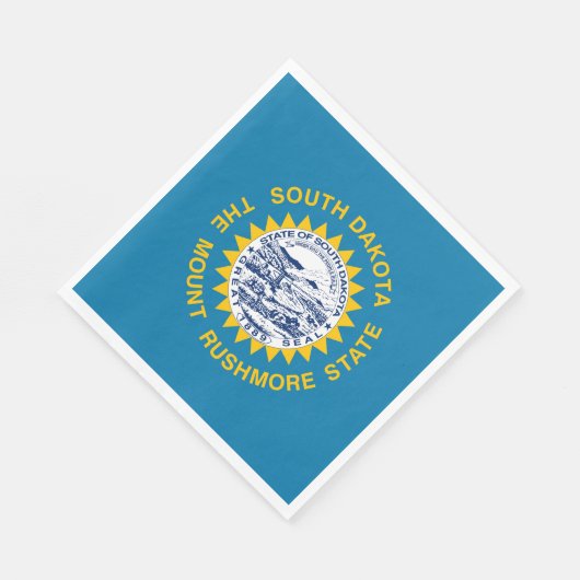 Deelstaatvlag Zuid-Dakota Servet (Hoek)