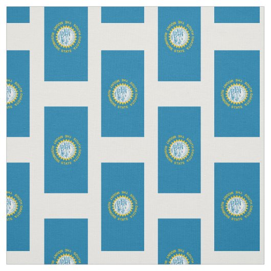 Deelstaatvlag Zuid-Dakota Stof (Swatch)