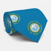 Deelstaatvlag Zuid-Dakota Stropdas (Opgerold)