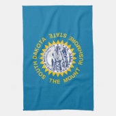 Deelstaatvlag Zuid-Dakota Theedoek (Verticaal)