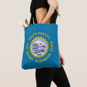 Deelstaatvlag Zuid-Dakota Tote Bag (Dichtbij)