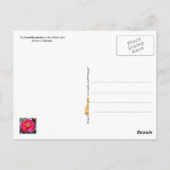 Deelstaatvlucht Alabama - Camellia Briefkaart (Achterkant)