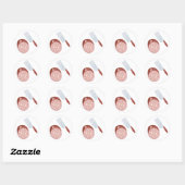 deelstuk ronde sticker (Vel)