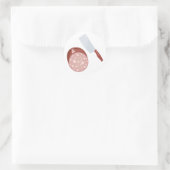 deelstuk ronde sticker (Tas)