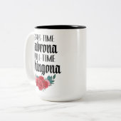 Deeltijd cabrona fulltime chingona mok (Voorkant links)