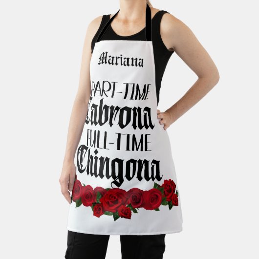 Deeltijd Cabrona fulltime Chingona Schort (Insitu)