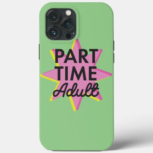 Deeltijd Volwassene Case-Mate iPhone Case (Achterkant)