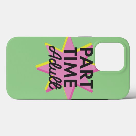 Deeltijd Volwassene Case-Mate iPhone Case (Achterkant (horizontaal))