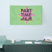 Deeltijd Volwassene Spandoek (Beurs)