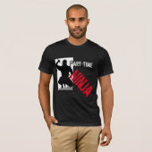 deeltijdninja t-shirt (Voorkant volledig)