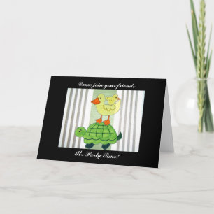 Deeltijduitnodiging - blanco