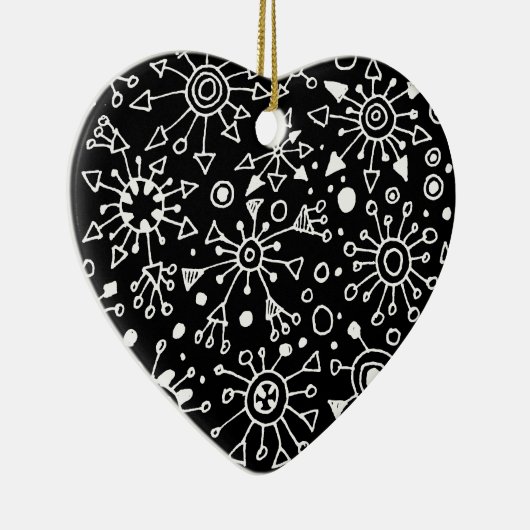 Deeltjes Keramisch Ornament (Rechts)