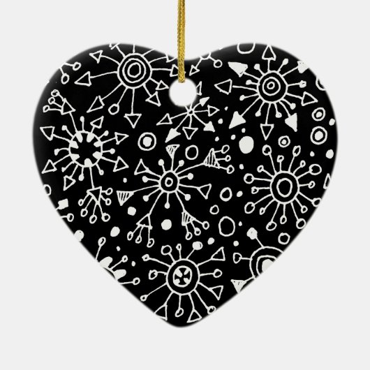 Deeltjes Keramisch Ornament (Achterkant)