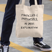 Deeltjes & Potentieel Gepersonaliseerde Leraar Nat Tote Bag