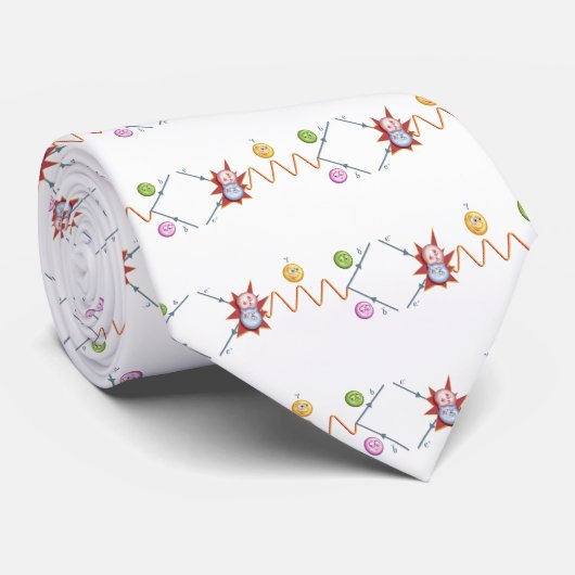 Deeltjesbotsing Stropdas (Opgerold)