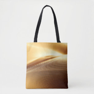 Deeltjesdrapery luxe gouden achtergrond. 3 quinqui tote bag