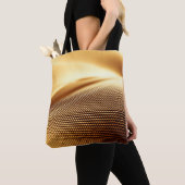 Deeltjesdrapery luxe gouden achtergrond. 3 quinqui tote bag (Dichtbij)