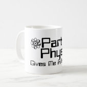 Deeltjesfysica geeft me een Hadron Koffiemok (Voorkant links)