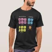 Deeltjesfysica Higgs Standaard Model Quantum Mech T-shirt (Voorkant)