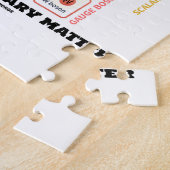 Deeltjesfysica is een elementair materiaalmodel legpuzzel (Zijkant)