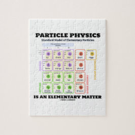 Deeltjesfysica is een elementair materiaalmodel legpuzzel