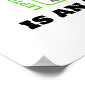 Deeltjesfysica is een elementair materiaalmodel poster (Hoek)