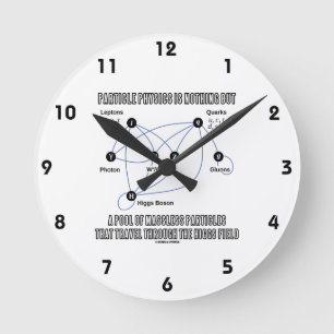 deeltjesfysica is niets anders dan een pool van ma ronde klok