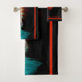 Deeltjesgolfdualiteit Bad Handdoek (Insitu)