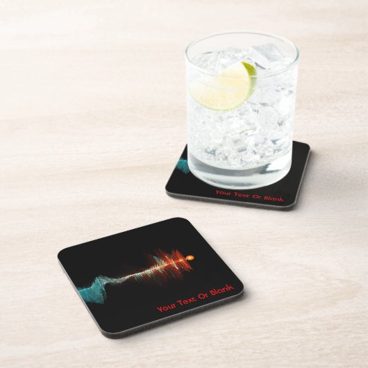 Deeltjesgolfdualiteit Bier Onderzetter (Rechterzijde)