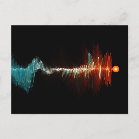 Deeltjesgolfdualiteit Briefkaart (Voorkant)